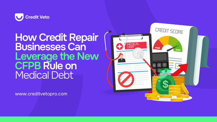Digital illustration of a credit score sheet and medical report and money coins signifying medical debt