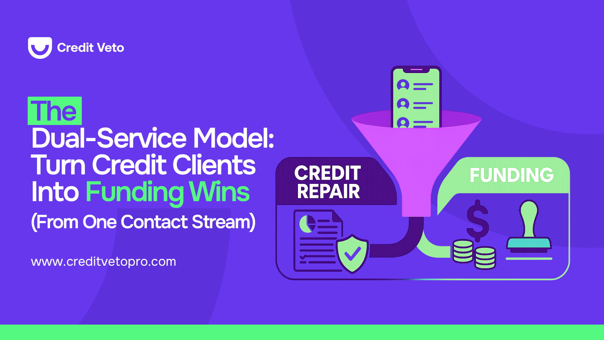 New Dual-Service Model: Turn Credit Clients Into Funding Wins (From One Contact Stream)
