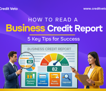 A man and a lady looking at a business credit score chart and wondering how to read a business credit report