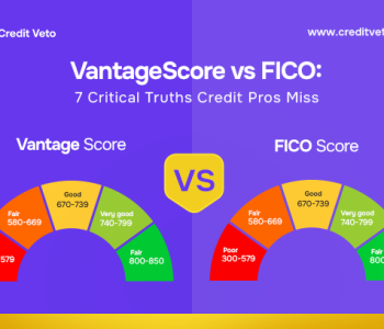 Graphical illustration of vantage score vs fico