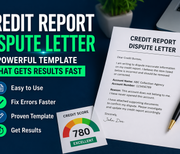 Credit Report Dispute Letter