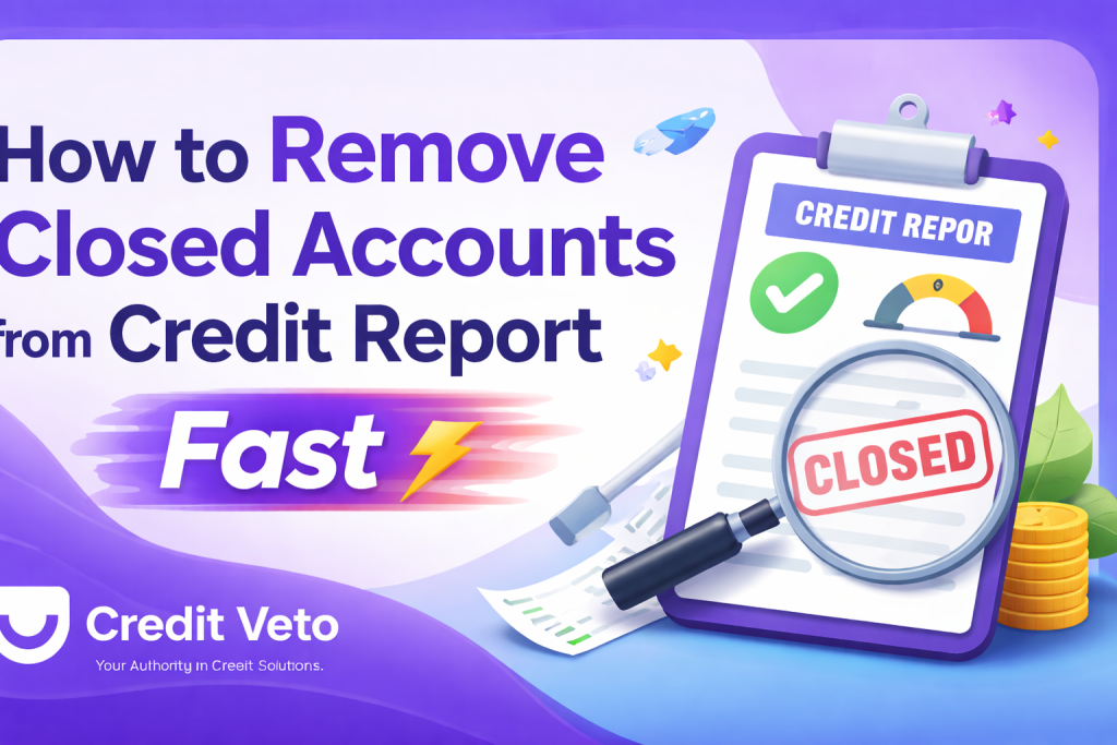 How to Remove Closed Accounts from Credit Report
